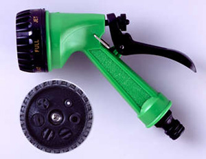 ノズル　７種類の噴射ができます。