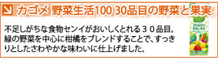 野菜生活シリーズで最大量の果実ピューレを使用。センイ感のある味わいです。 