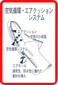 空気循環・エアクッションシステム