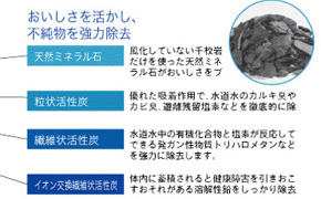 おいしさを活かし、不純物を強力除去