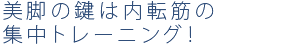 モダンロイヤル:内股シェイプスライダー