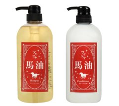 馬油 シャンプー＆コンディショナー 髪にハリ・コシ・ツヤを。
