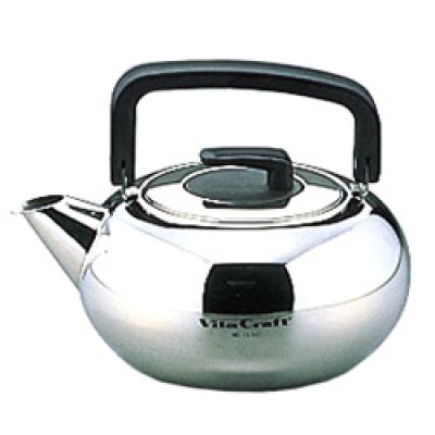 画像1: ビタクラフト ケトル2.0リットル かわいいフォルムでキッチン映え間違いなし♪ (1)