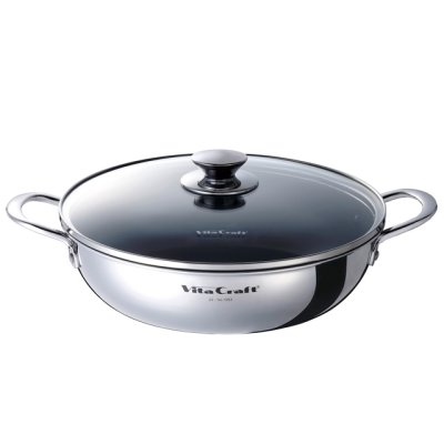 画像1: ビタクラフト テーブルパン 26cm (ガラス蓋付き) 煮物・焼き物・炒め物なんでもおまかせ。 (1)