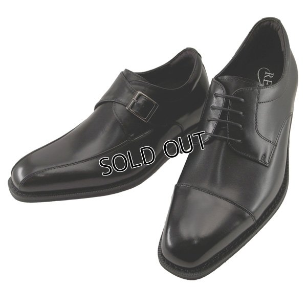 画像5: レニカ(RENICA) ヒールアップシューズ ＋6cm ストレートチップ スタイリッシュにヒールアップ フォーマルにも (5)