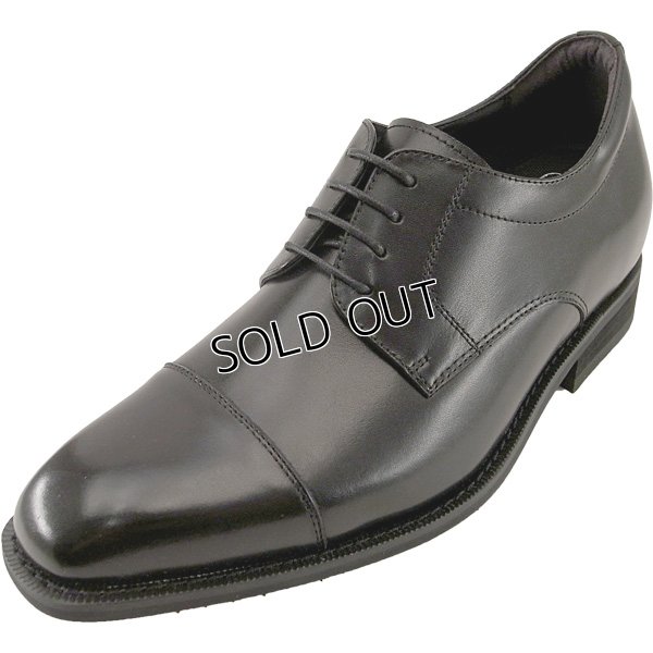 画像4: レニカ(RENICA) ヒールアップシューズ ＋6cm ストレートチップ スタイリッシュにヒールアップ フォーマルにも (4)