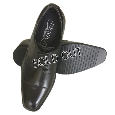 画像2: レニカ(RENICA) ヒールアップシューズ ＋6cm ストレートチップ スタイリッシュにヒールアップ フォーマルにも (2)