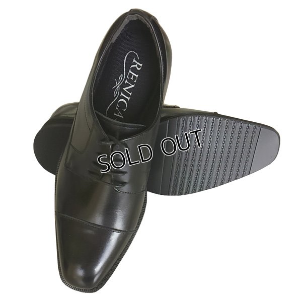 画像2: レニカ(RENICA) ヒールアップシューズ ＋6cm ストレートチップ スタイリッシュにヒールアップ フォーマルにも (2)