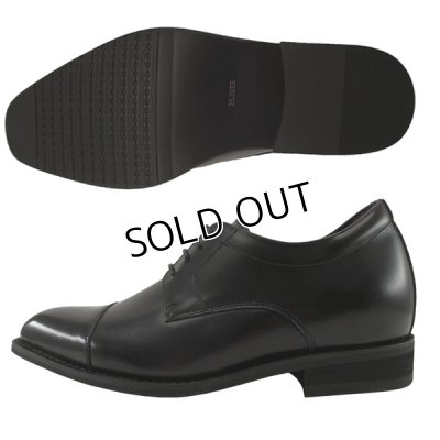 画像3: レニカ(RENICA) ヒールアップシューズ ＋6cm ストレートチップ スタイリッシュにヒールアップ フォーマルにも (3)