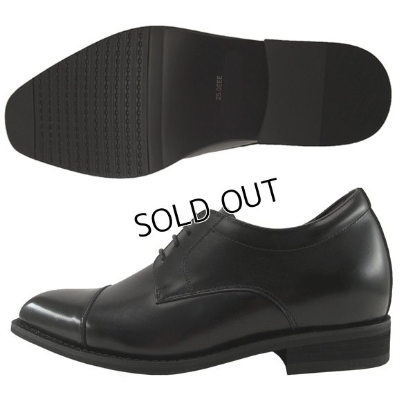 画像3: レニカ(RENICA) ヒールアップシューズ ＋6cm ストレートチップ スタイリッシュにヒールアップ フォーマルにも (3)