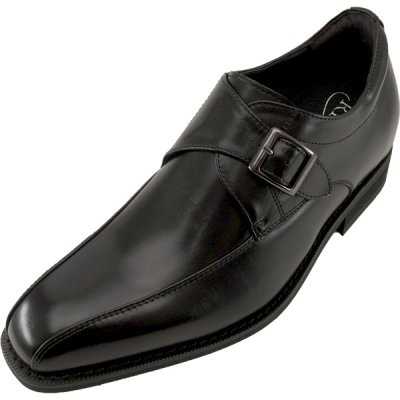 画像2: レニカ(RENICA)  ヒールアップシューズ ＋6cm  モンクストラップ ドレッシー さりげなく脚長効果を発揮 (2)