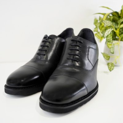 画像2: 【RENICA】レニカ ヒールアップシューズ ストレートトウ 快適な履き心地の紳士シューズ (2)