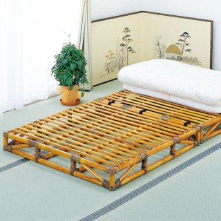 藤のベッド 籐寝室家具