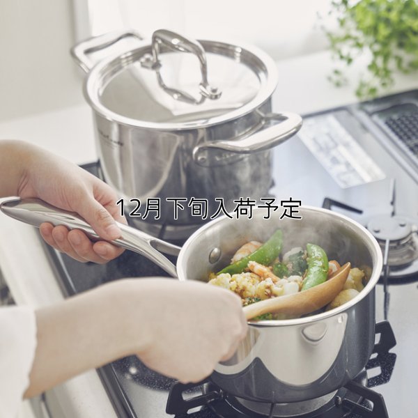 画像3: ビタクラフト Nシリーズ 片手ナベ 16cm 熱くなりにくいハンドルが特徴的な片手ナベ。 (3)