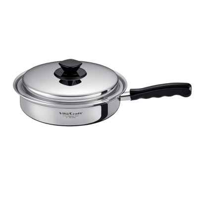 画像1: ビタクラフト Vシリーズ フライパン24.5cm 炒め物＆焼き物・ちょっとした蒸し物と大活躍のフライパン (1)