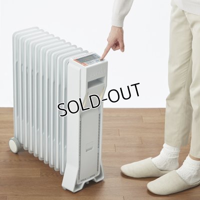 画像4: ユーレックス（eureks）オイルヒーター1500W 【フィン12枚】業界唯一!時間と室温の同時設定コントローラー搭載 (4)