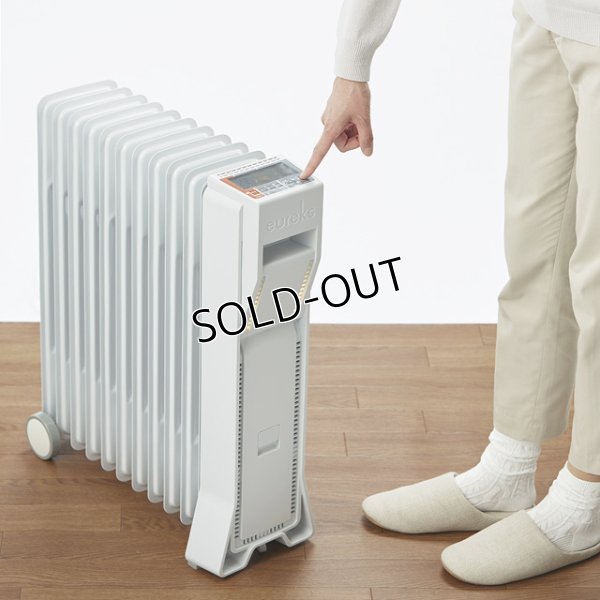 画像4: ユーレックス（eureks）オイルヒーター1500W 【フィン12枚】業界唯一!時間と室温の同時設定コントローラー搭載 (4)