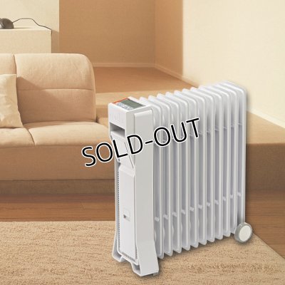 画像2: ユーレックス（eureks）オイルヒーター1500W 【フィン12枚】業界唯一!時間と室温の同時設定コントローラー搭載 (2)