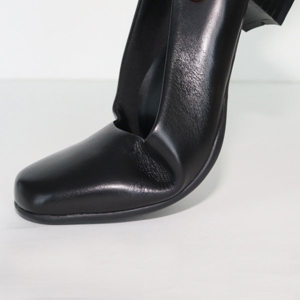 画像5: 履き心地ゆったり足幅【3E】セルジュ パンプス【日本製】 天然皮革 静かな足音 屈曲性 疲れにくい 丈夫なヒール設計 (5)