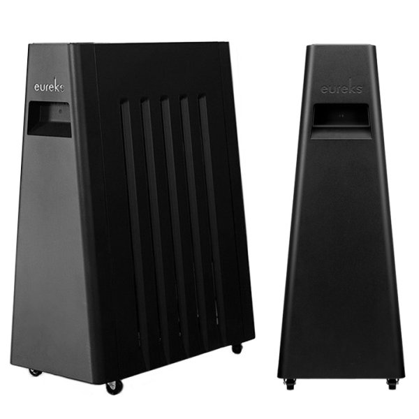 画像1: ユーレックス（eureks）ヘリテイジヒーター ブラック 自然対流＋輻射熱  オイルを使わない新しいヒーター (1)