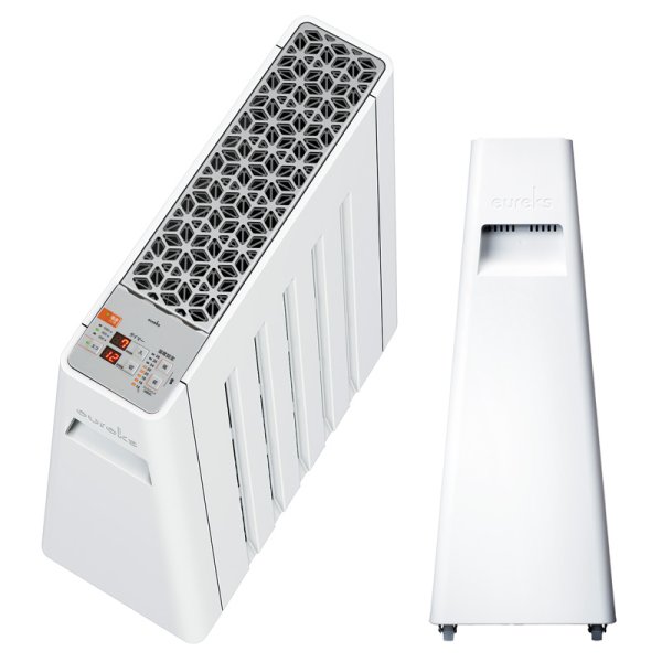 画像1: ユーレックス（eureks）ヘリテイジヒーター ホワイト 自然対流＋輻射熱  オイルを使わない新しいヒーター (1)