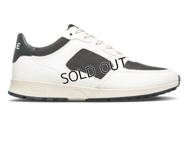 画像1: CLAE（クレイ）JOSHUAジョシュア スニーカー ホワイトブラック 23.0-25.0cm  (1)