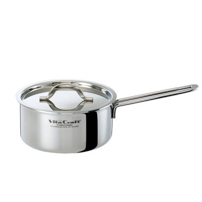 画像1: ビタクラフト コロラド 片手ナベ18cm オールステンレスでキッチンを華やかに彩ります。 (1)