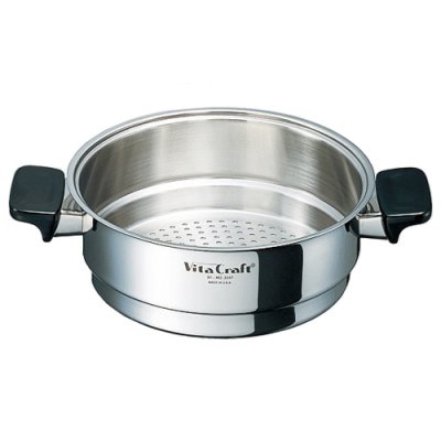 画像1: ビタクラフト 中蒸し器 蒸し料理に大活躍の逸品です。 (1)