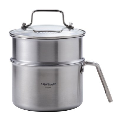 画像1: ビタクラフト スチームマルチポット プラス コンパクトなのに蒸す、揚げる、炊く、ゆでる、煮る、炒める、沸かす、とマルチに活躍。 (1)