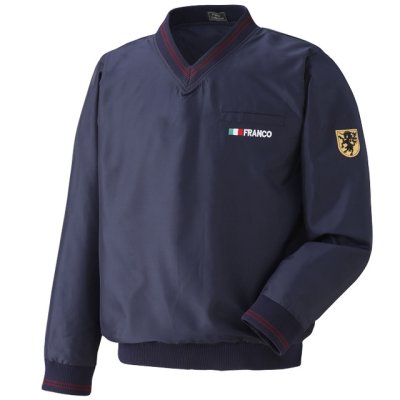 画像3: Franco Collezioni Vネックプルオーバーブルゾン 同サイズ2枚組 ウォーキングや野外活動で大活躍！着やすさも抜群。 (3)