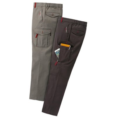 画像1: Franco Collezioni(フランコ・コレツィオーニ)デザインカーゴパンツ2色組 (1)