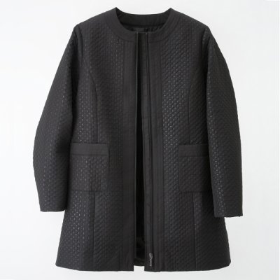 画像4: ピンソニック薄中綿ジャケット 立体感のある軽くて柔らかなジャケット (4)