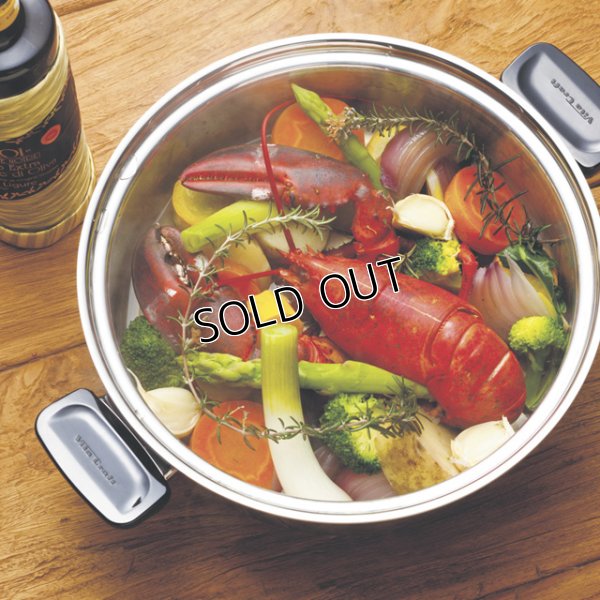 画像2: ビタクラフト ヘキサプライ 両手ナベ 7.5L (2)