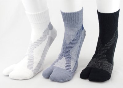 画像1: エコノレッグエアーバリエ 紳士用 ３足組　より薄く・より軽く・より履きやすく足が楽になる画期的な靴下 (1)