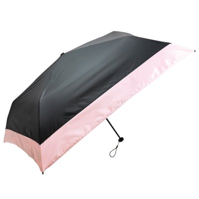 画像1: 超軽量カーボンミニ傘 ブラック 遮光＆遮熱＆UVカット。1本で3役こなせる万能傘。 (1)