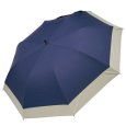 画像1: エコワン ショートワイド傘 ネイビー 遮光・雨・UVカットに特化した万能傘 (1)