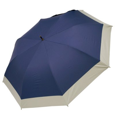 画像1: エコワン ショートワイド傘 ネイビー 遮光・雨・UVカットに特化した万能傘 (1)