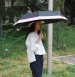 画像4: エコワン ショートワイド傘 ブラック 雨晴れ兼用傘として大活躍 (4)