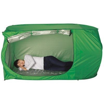 画像4: エコワン 防災プライバシーテント 避難時・アウトドア用に エアーマット付きでプライベート個室の出来上がり (4)