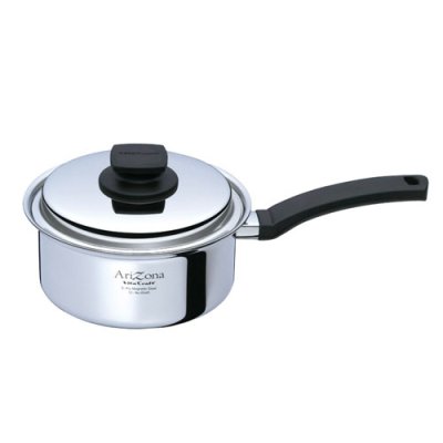 画像1: ビタクラフト アリゾナ 片手ナベ 1.9リットル 17cm 下ごしらえなどのちょっとした調理に大活躍 (1)