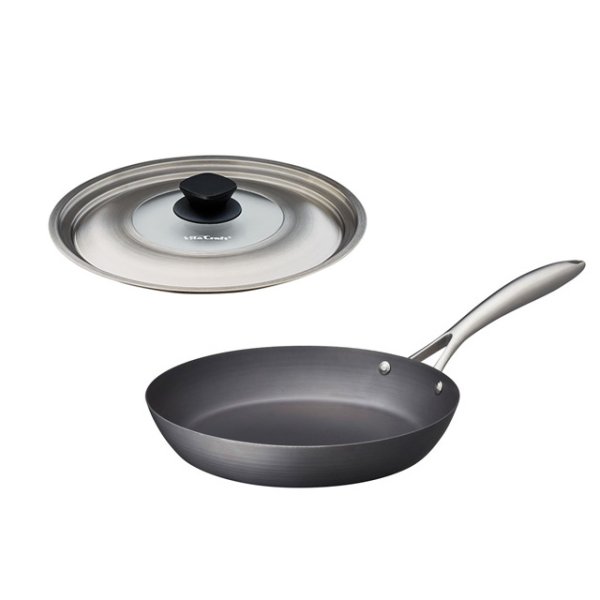 画像1: ビタクラフト スーパー鉄 フライパン 26cm+フライパンカバーM セット (No.2002+No.3202) 「スーパー鉄」のフライパンと純正フライパンカバーの、お得なセット。 (1)
