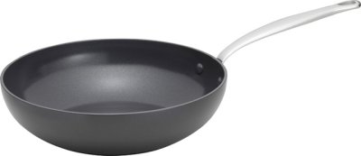 画像1: グリーンパン バルセロナ ウォックパン 28cm　熱を素早く均等に伝え、こびり付き防止加工が採用された高性能なフライパン (1)