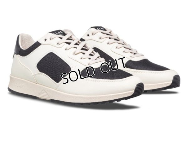 画像2: CLAE（クレイ）JOSHUAジョシュア スニーカー ホワイトブラック 23.0-25.0cm  (2)