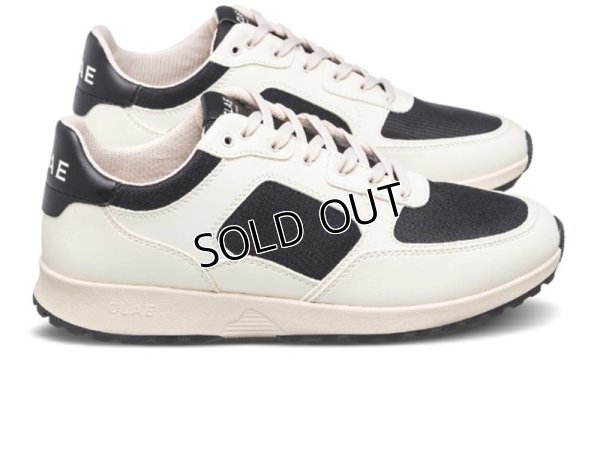 画像4: CLAE（クレイ）JOSHUAジョシュア スニーカー ホワイトブラック 23.0-25.0cm  (4)