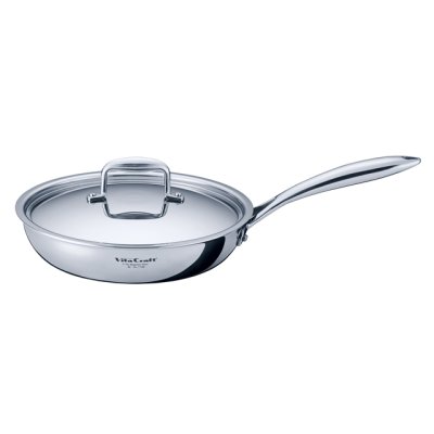 画像1: ビタクラフト Nシリーズ フライパン 26cm ステンレス＆アルミニウムでハンドル部が熱くなりにくい (1)