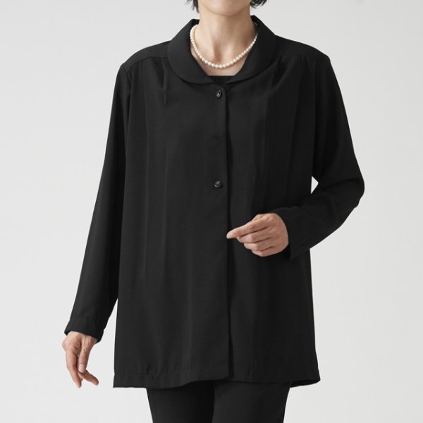 画像2: レディースフォーマルセットアップスーツ シンプルデザインのフォーマルセット。丸みのある女性らしいフォルムを演出します。 (2)