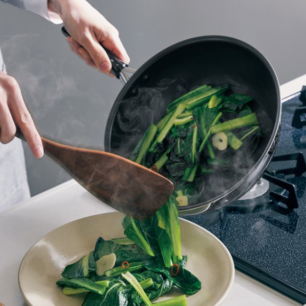 画像3: ビタクラフト カーペンター フライパン 26cm ステンレス鍋と同じデザインのハンドルで使いやすさを追求したフライパン (3)