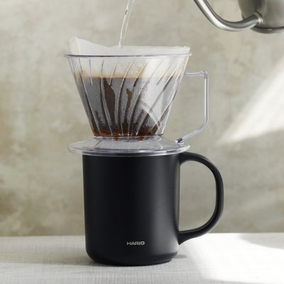 画像5: HARIO(ハリオ)セラミックコーティング 真空二重保温マグ 350  内側にセラミックコーティングが施されており、ステンレス特有の金属臭がせず、美味しく飲み物が愉しめます。 (5)