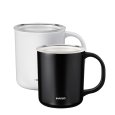 画像1: HARIO(ハリオ)セラミックコーティング 真空二重保温マグ 350  内側にセラミックコーティングが施されており、ステンレス特有の金属臭がせず、美味しく飲み物が愉しめます。 (1)