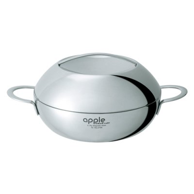 画像1: ビタクラフト アップルキャセロール24cm 揚げる・茹でる・蒸すが簡単にできて、しかも、からだとお財布にやさしいお鍋。 (1)